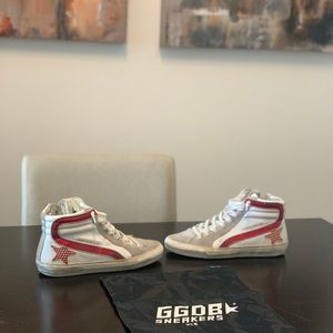 Golden Goose Deluxe Brand Womens Lace Up High Top